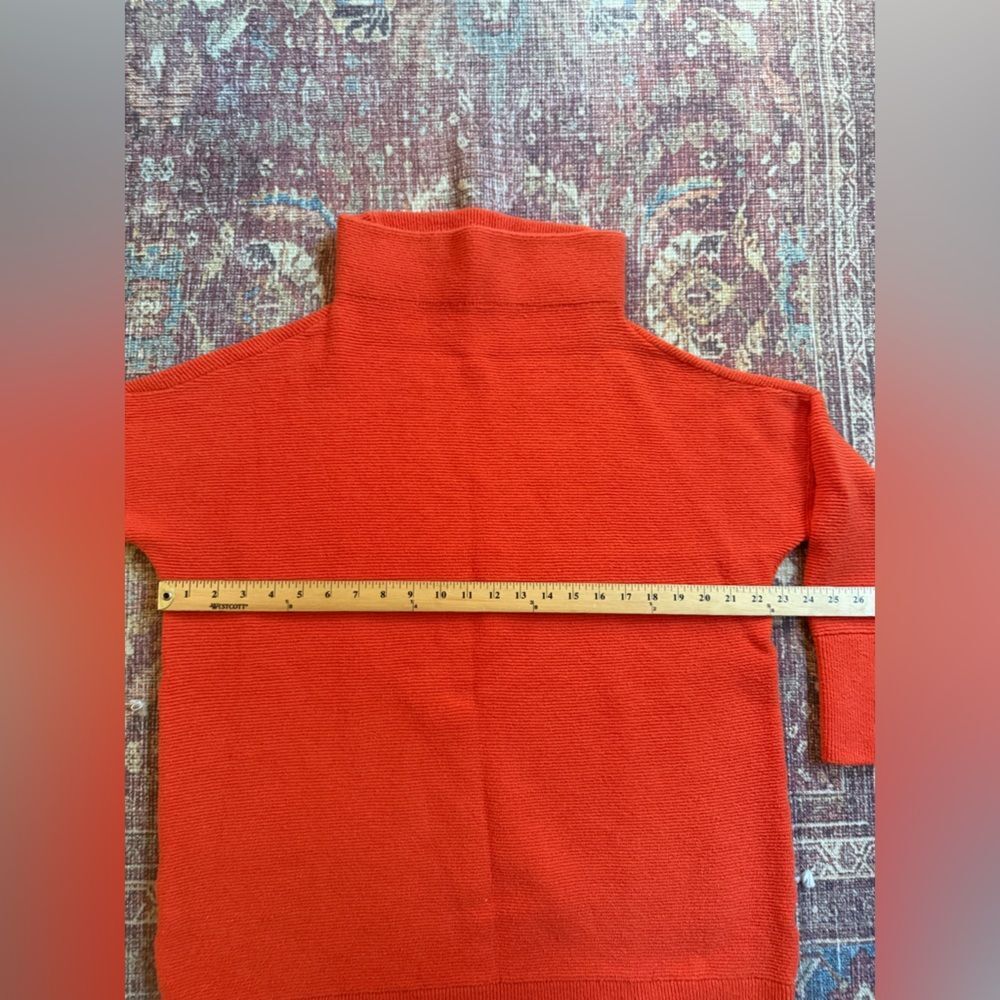 Free People Red Turtleneck Sweater - Picture 4 of 14